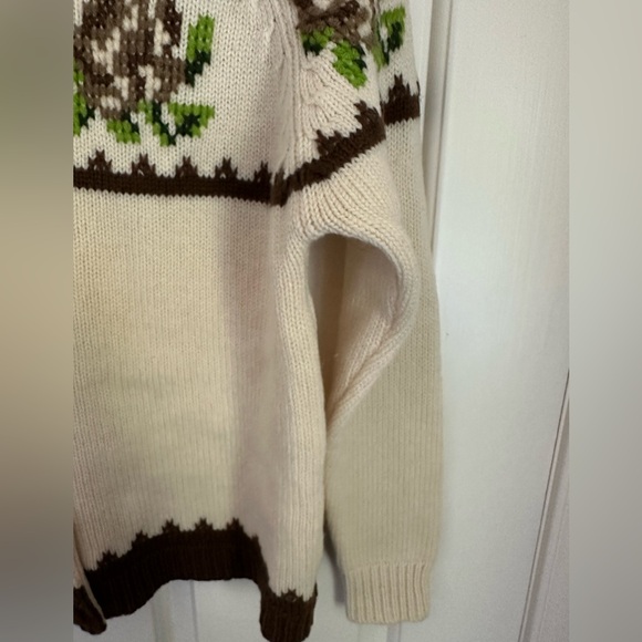 Vintage White Stag Floral Cardigan - Picture 7 of 14